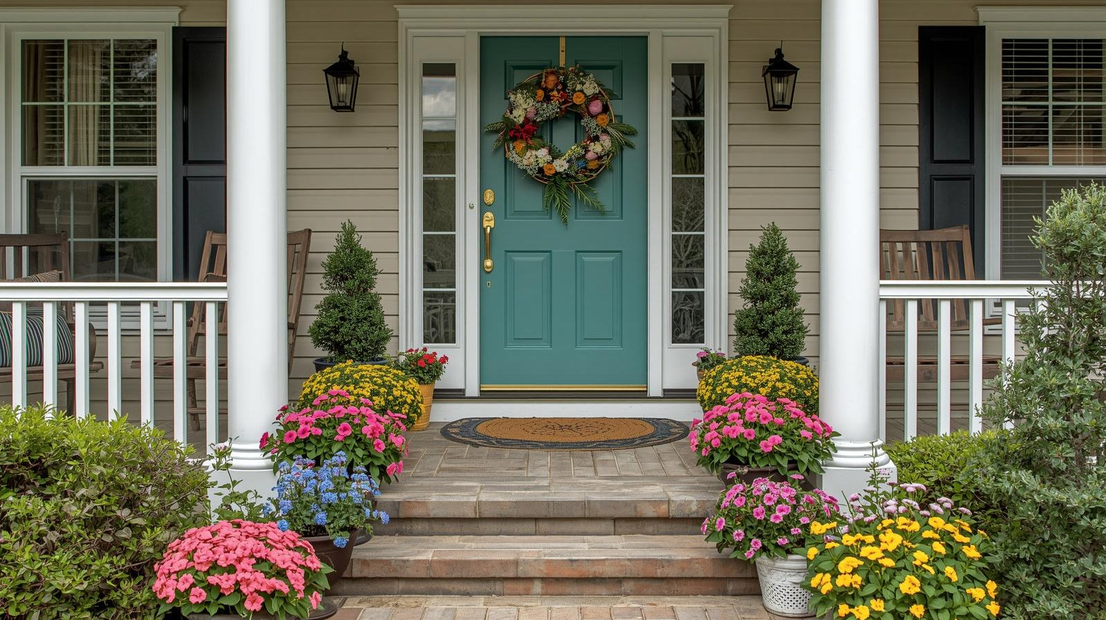 7 Ways to Create a Stunning Spring Front Porch