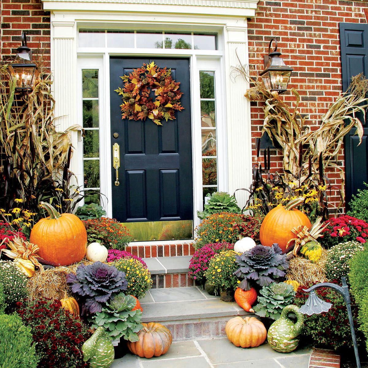 Fall Front Door Decorating – Lakeside Garden Gallery, image size:1200x1200