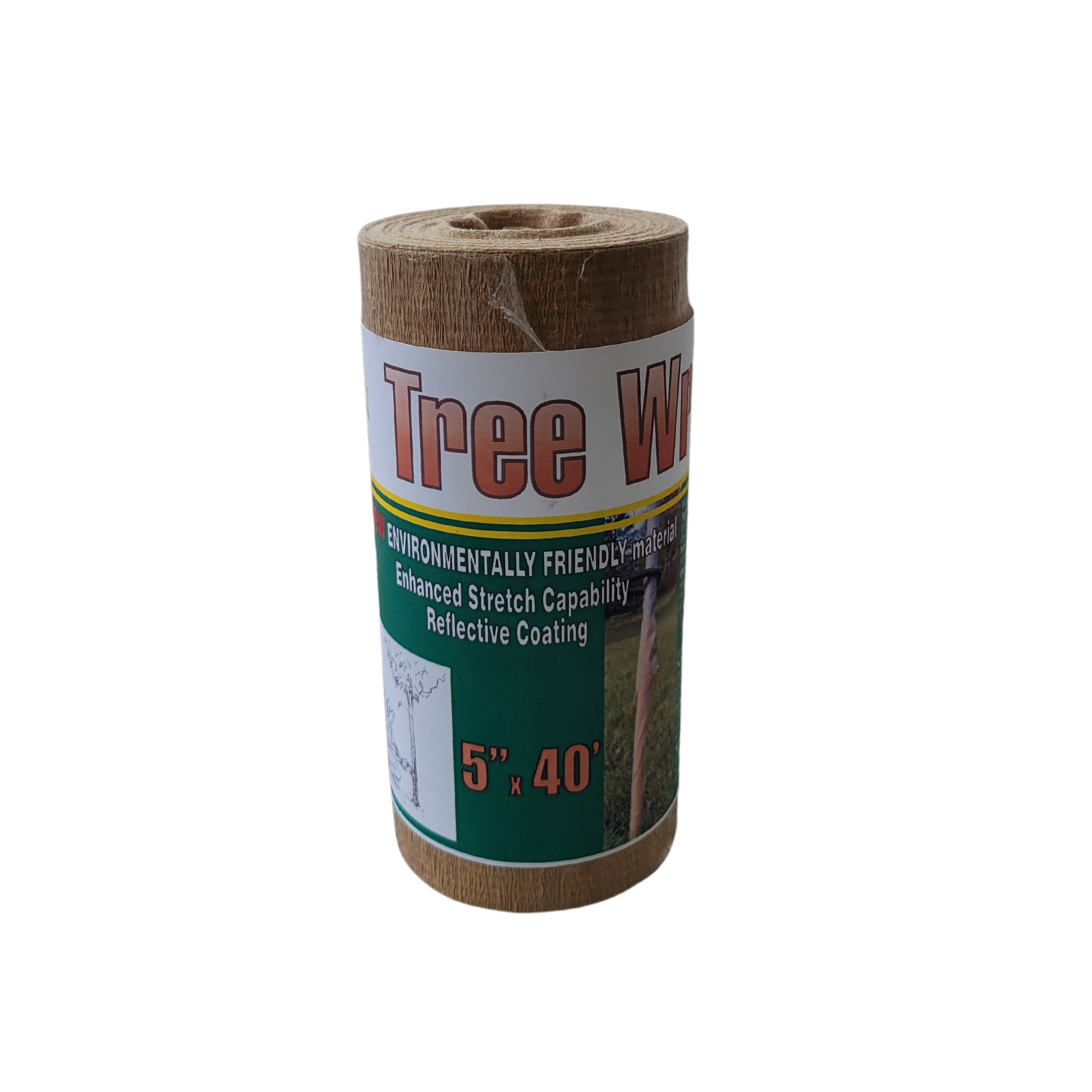 Tree Wrap 5in by 40ft environmental friendly, strech reflective coating