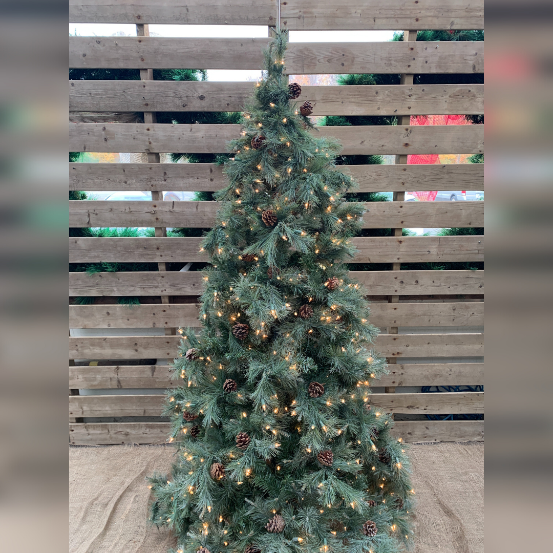 7.5ft Iced Aspen Everlasting Christmas Tree with Easy Pole brampton ontario