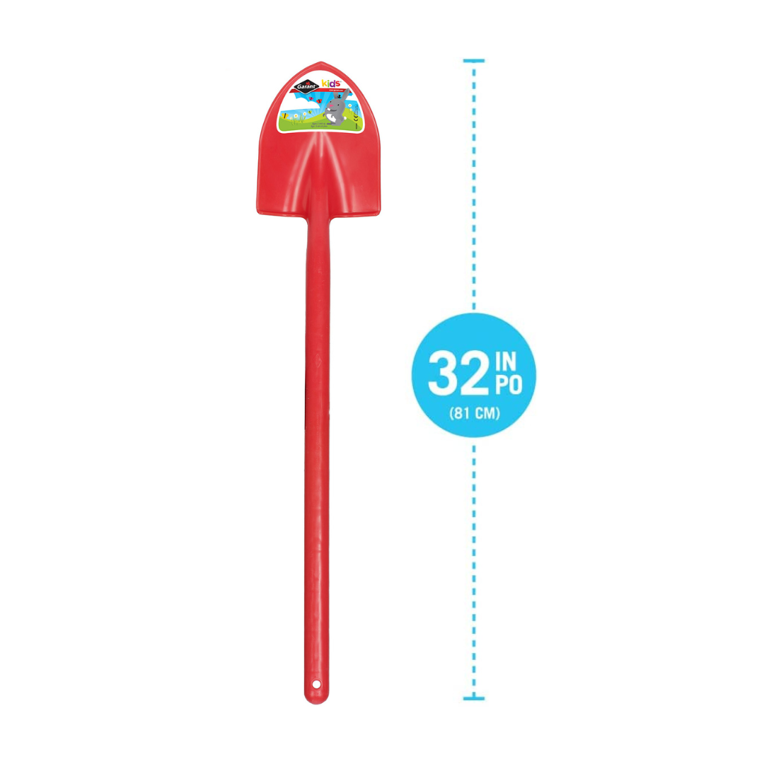 Garant kids shovel with bright durable handle for gardening
Child sized shovel for outdoor play and garden use by Garant
Lightweight kids garden shovel from Garant available in Ontario
Small Garant shovel designed for children at Lakeside Garden Gallery
Durable kids gardening tool shovel by Garant