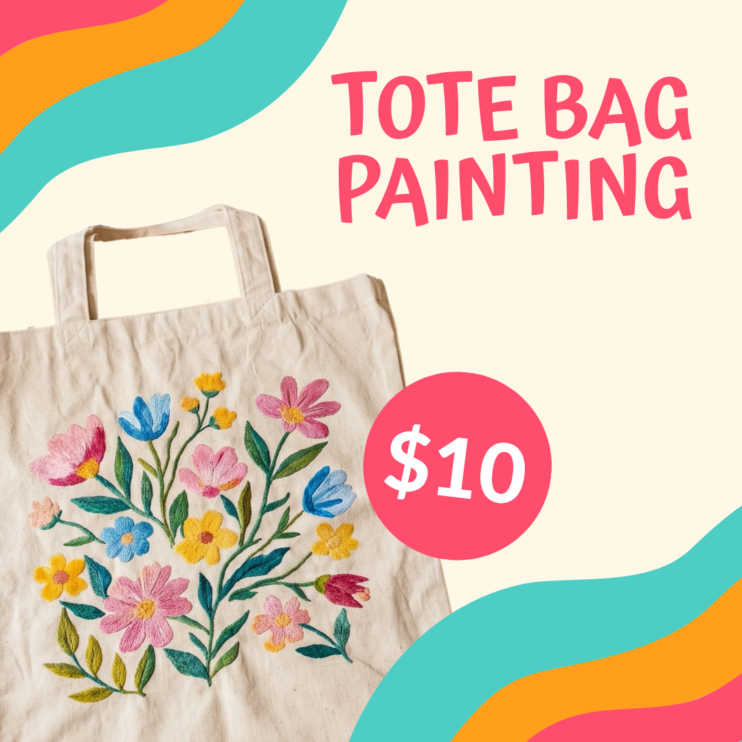 Summer Fun Fest Tote Bag Painting Workshop – July 18th