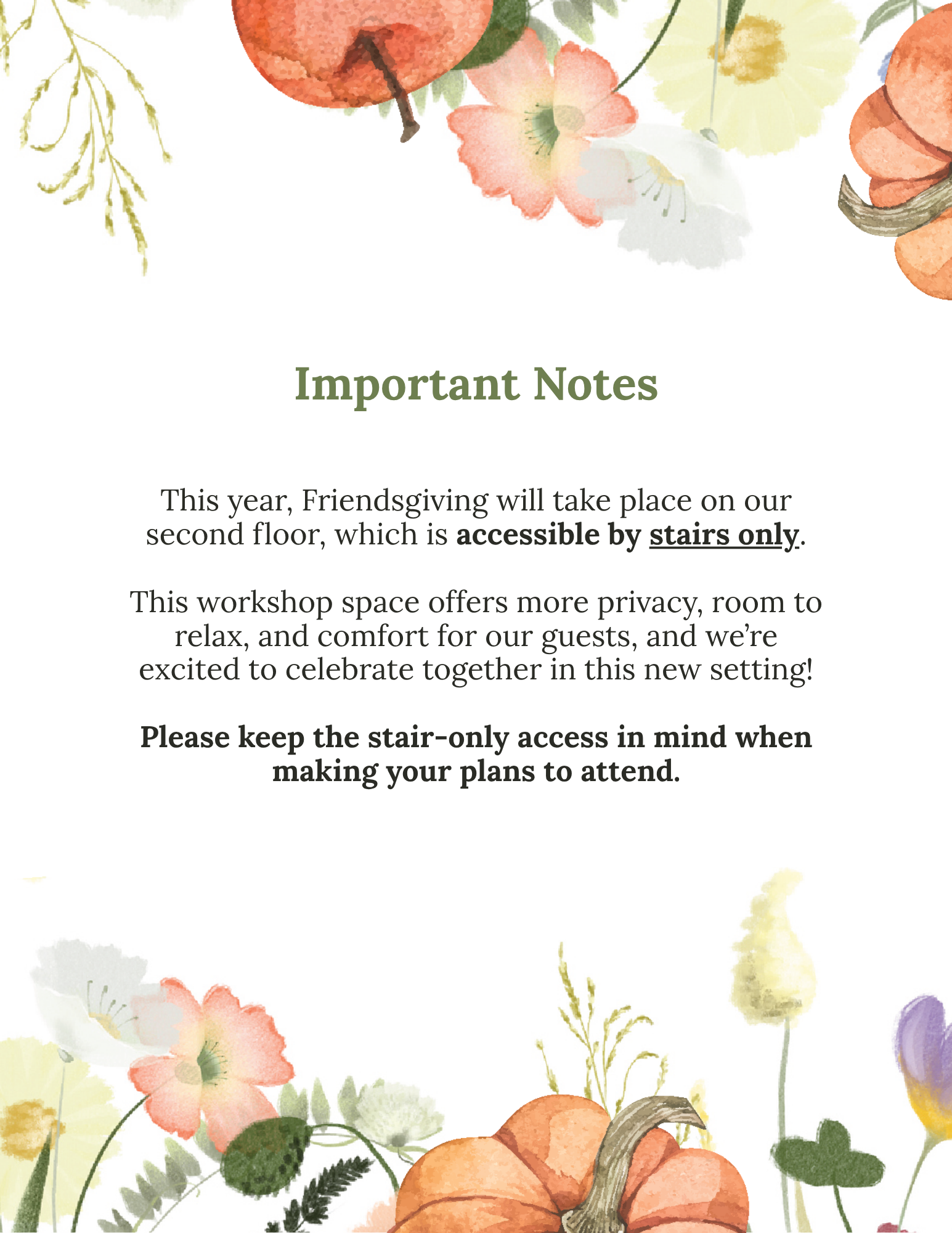 Friendsgiving - October 3