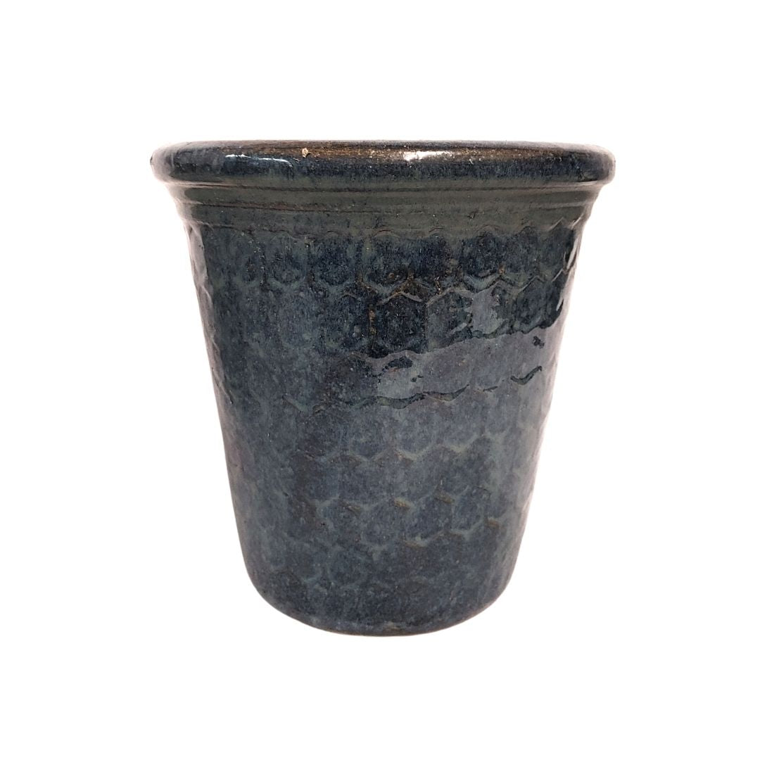 Straight Sasha Classical Blue Ceramic Pot - 24cm