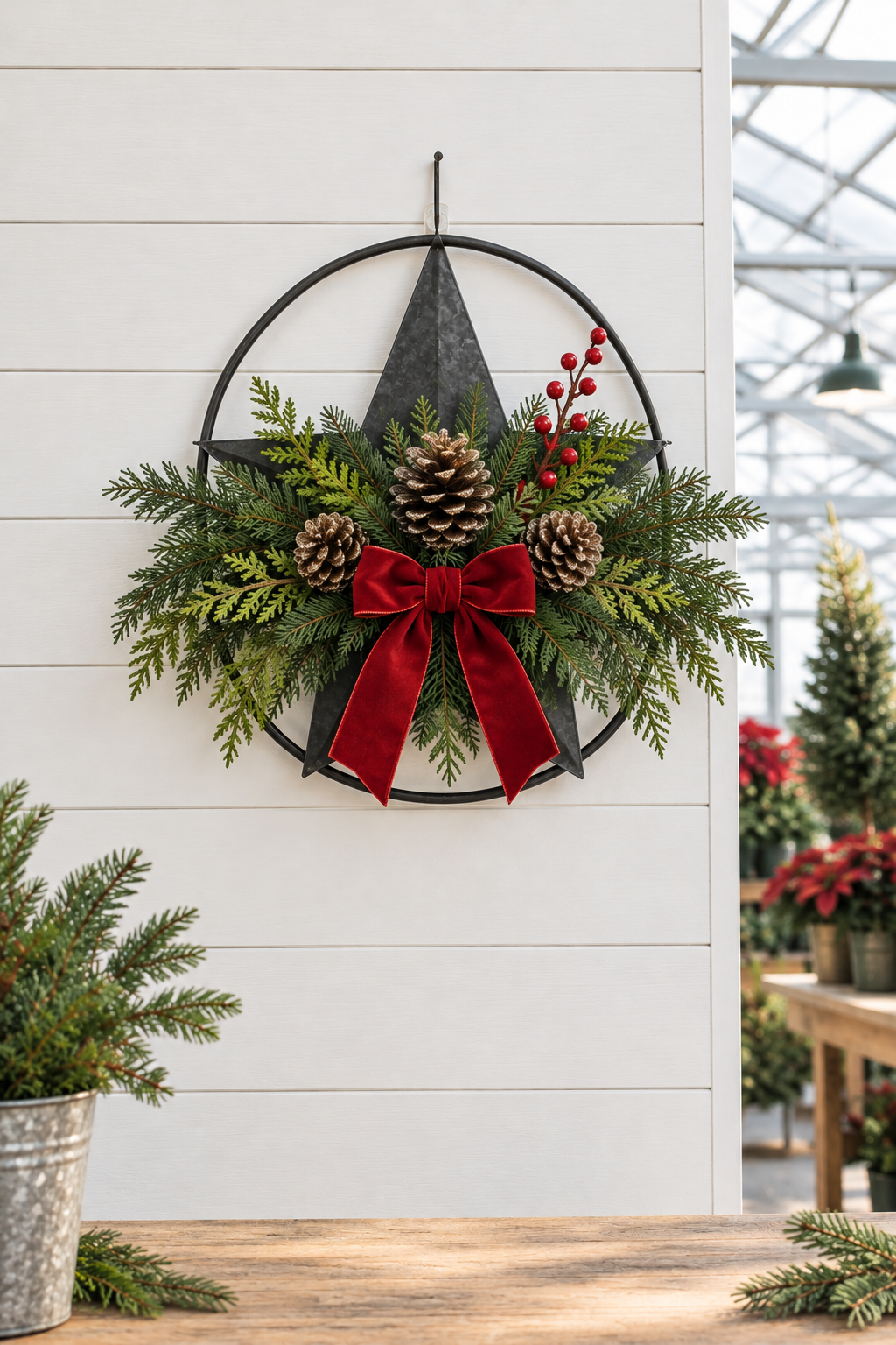 Make-and-Take: Winter Greens Star Wall Planter Workshop
